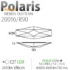 POLARIS RECTANGULAR φωτιστικό οροφής - τοίχου