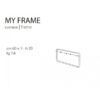 MY FRAME κορνίζα σε λευκό χρώμα
