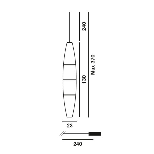 HAVANA κρεμαστό φωτιστικό