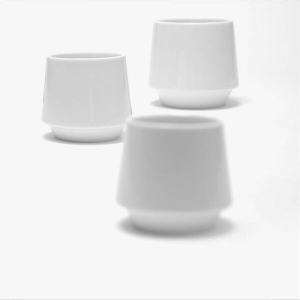 HABIT στοιβαζόμενα ποτήρια από πορσελάνη