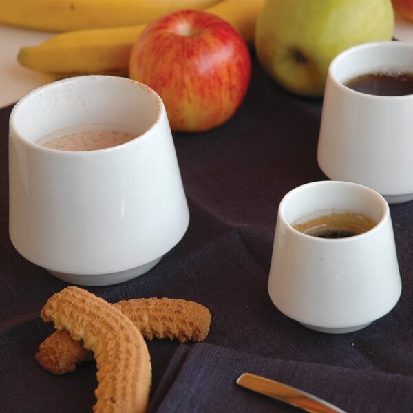 HABIT στοιβαζόμενα ποτήρια από πορσελάνη