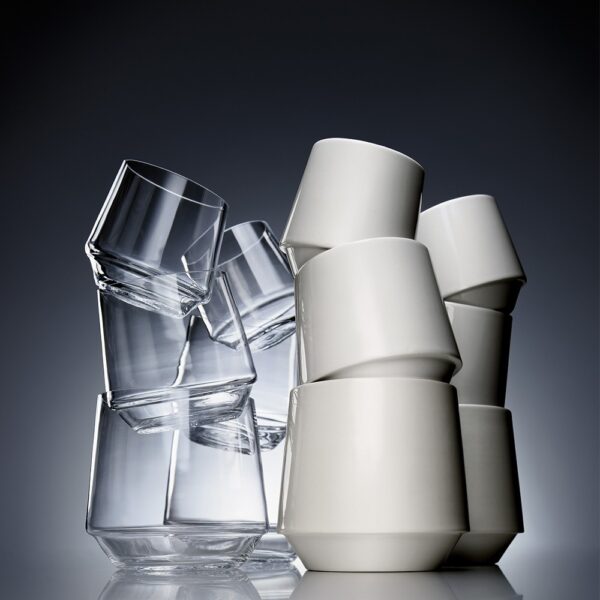 HABIT στοιβαζόμενα ποτήρια από πορσελάνη