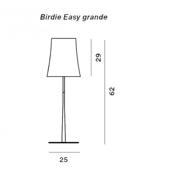 BIRDIE EASY επιτραπέζιο φωτιστικό ψηλο