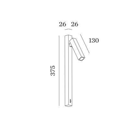 MICK SNOOZE φωτιστικό τοίχου