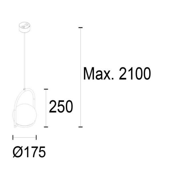 COCO SINGLE κρεμαστό φωτιστικό