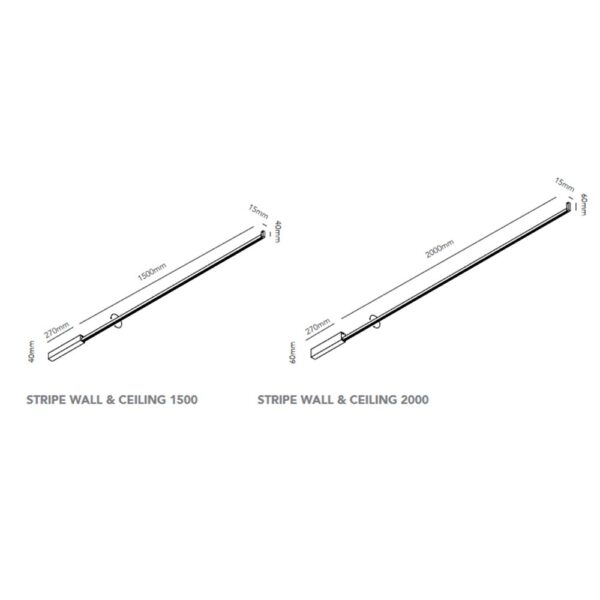 STRIPE φωτιστικό τοίχου -  οροφής