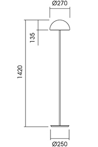 LUNA φωτιστικό δαπέδου