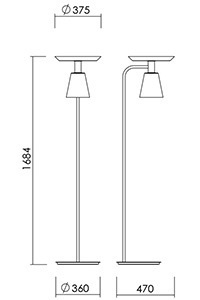 ALAMBICCHI  375-198 φωτιστικό δαπέδου