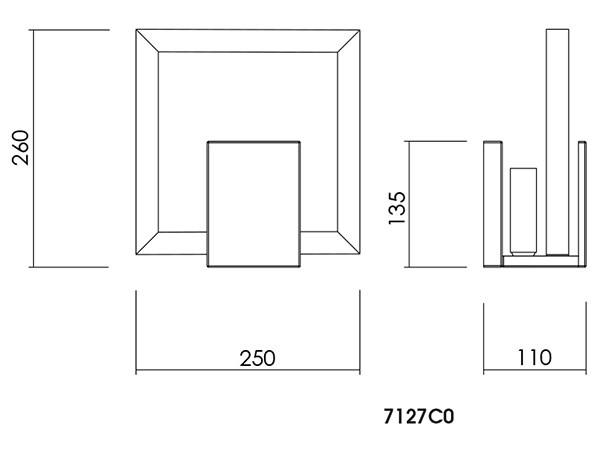 SIPARIO φωτιστικό τοίχου