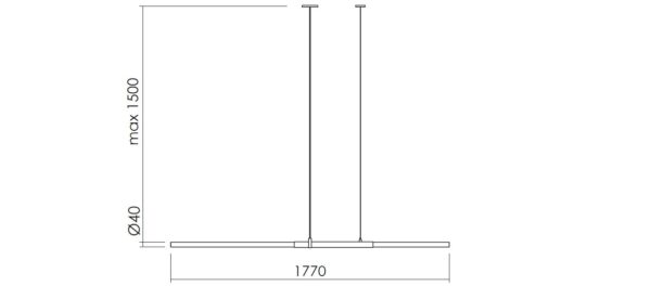 TUBI φωτιστικό κρεμαστό