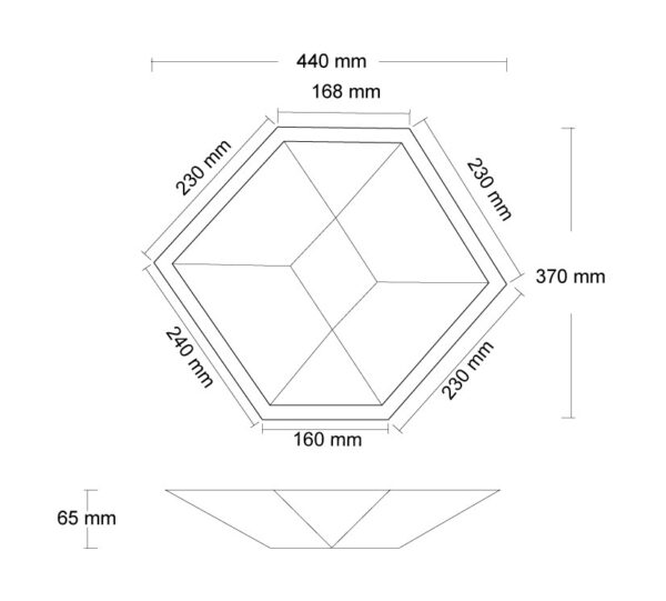 CUBE μεγάλο πιάτο