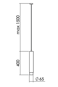 MAXTUBI φωτιστικό κρεμαστό