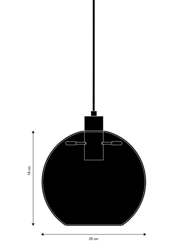 KYOTO ROUND κρεμαστό φωτιστικό