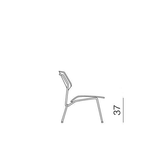 STRAIN χαμηλή καρέκλα