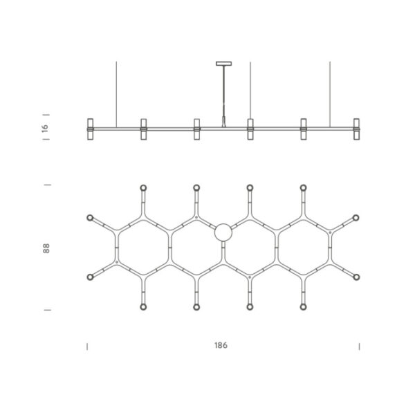 3406-d6bec110896b4c1a81e687d76be14cc3 CROWN PLANA MAJOR κρεμαστό φωτιστικό