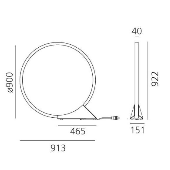 3450-032d90a05eab45bfa78fae7a3127de8f ''O'' φωτιστικό δαπέδου εξωτερικού χώρου