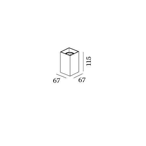 BOX MINI 1.0 φωτιστικό τοίχου