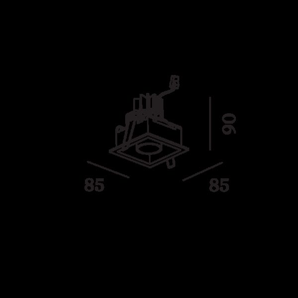 SNEAK TRIM χωνευτό spot