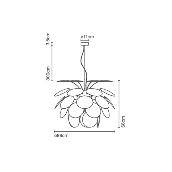 DISCOCO' 88 κρεμαστό φωτιστικό