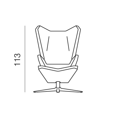 TRIFIDAE πολυθρόνα με πτερύγια