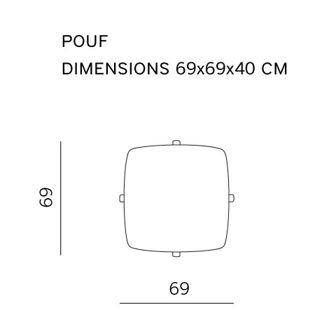 TRIFIDAE πουφ - υποπόδιο