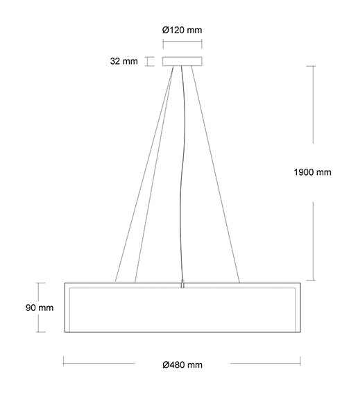 Web ROTA 48 κρεμαστό φωτιστικό