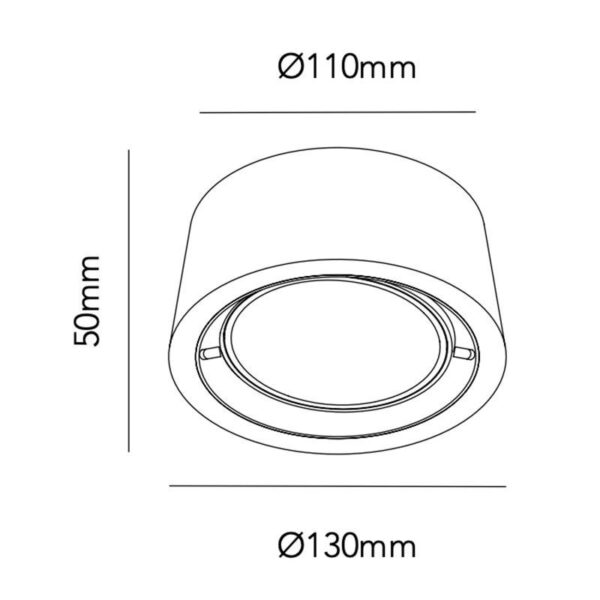 OPTIC OUT φωτιστικό οροφής