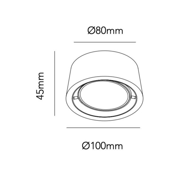OPTIC OUT φωτιστικό οροφής