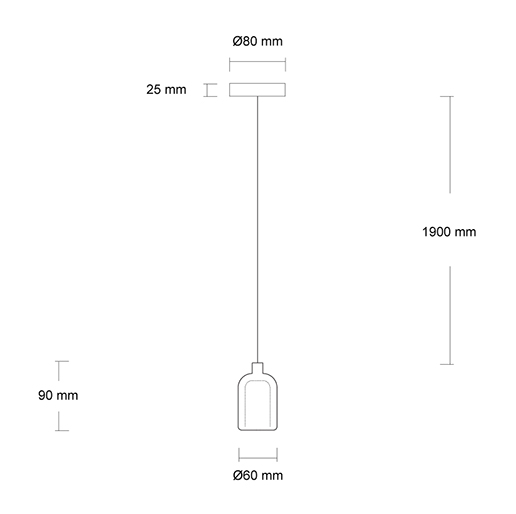 AMBULA PIC κρεμαστό φωτιστικό