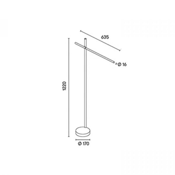 TUBS φωτιστικό δαπέδου