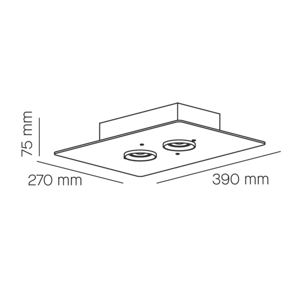 EQUAL 39 φωτιστικό οροφής