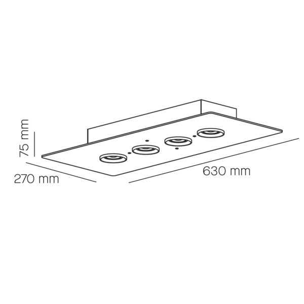 EQUAL 63 φωτιστικό οροφής