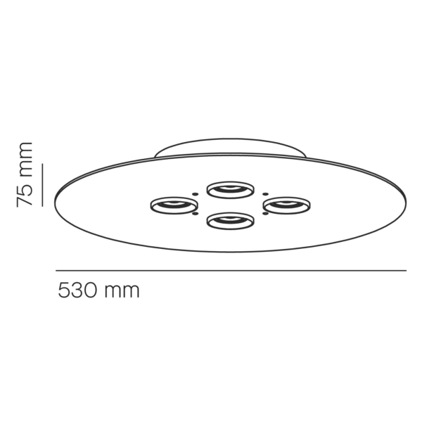 EQUAL 53 φωτιστικό οροφής