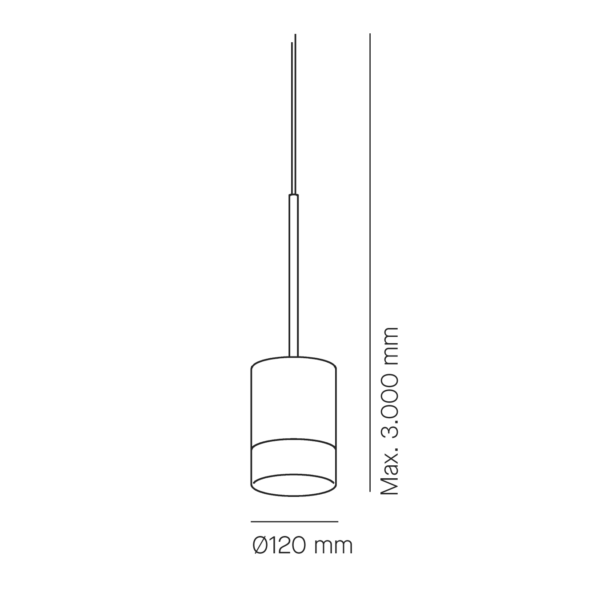 THIRD φωτιστικό κρεμαστό