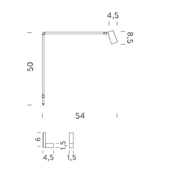 UNTITLED SPOT φωτιστικό τοίχου