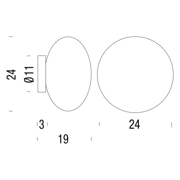 MAGA φωτιστικό οροφής - τοίχου