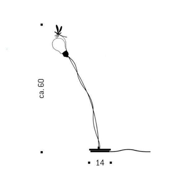 I RICCHI POVERI - BZZZ επιτραπέζιο φωτιστικό