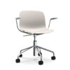 TROY (CHROMED) τροχήλατη καρέκλα με βραχίονες