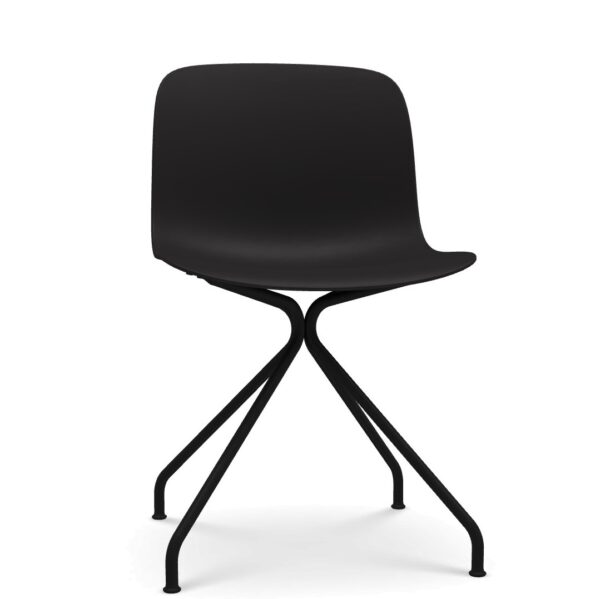 TROY on 4 star base (COLOURED) καρέκλα με μαυρη δομή