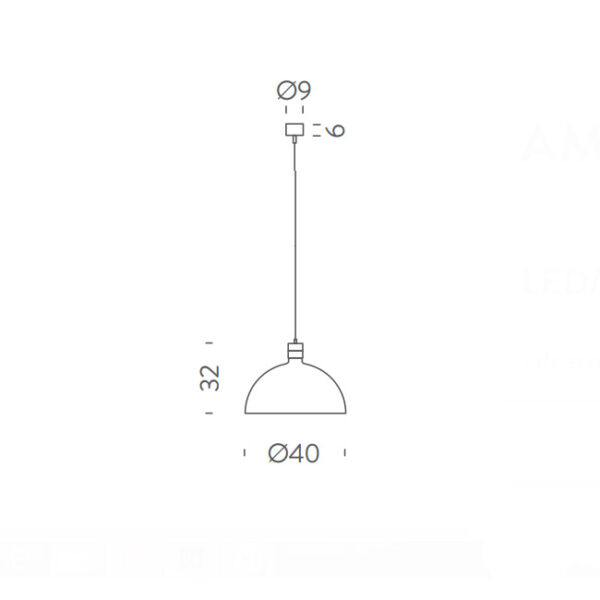 AM4C κρεμαστό φωτιστικό