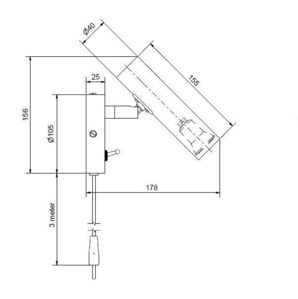 SLENDER φωτιστικό τοίχου