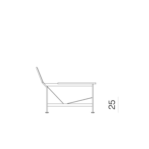 JUGO χαμηλή πολυθρόνα