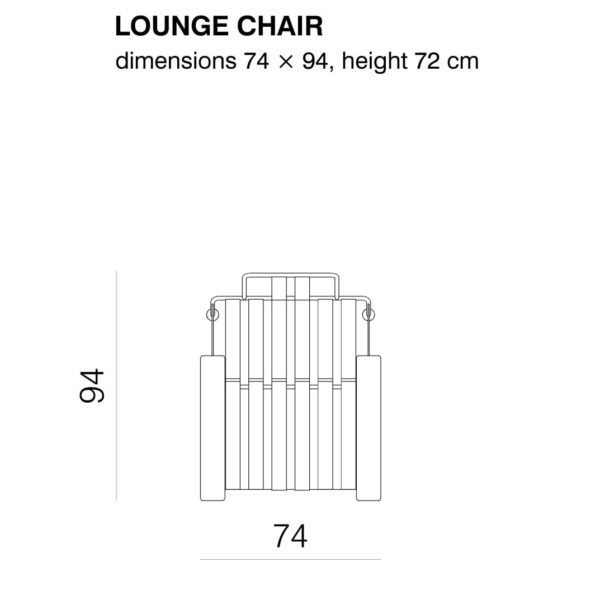 JUGO χαμηλή πολυθρόνα