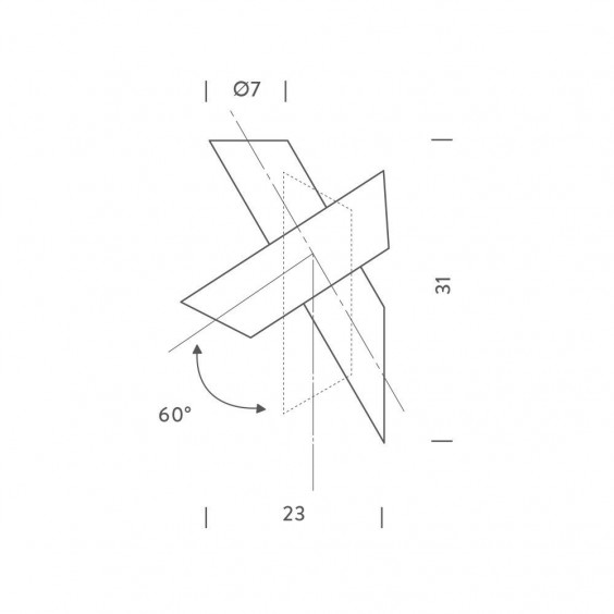 TUBES LARGE φωτιστικό τοίχου