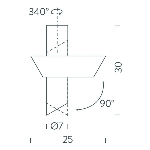 TUBES LARGE φωτιστικό οροφής
