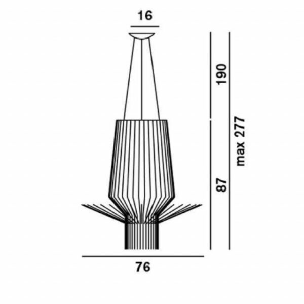 391_6 ALLEGRETTO ASSAI κρεμαστό φωτιστικό