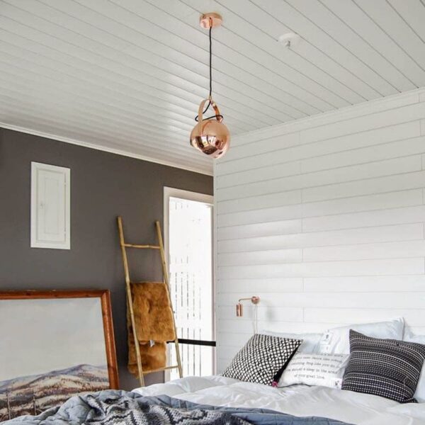 BALL with HANDLE COPPER κρεμαστό φωτιστικό