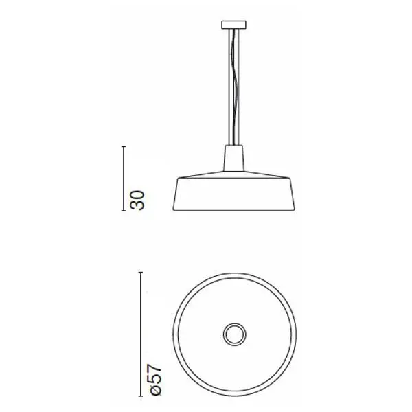 SOHO D57 κρεμαστό φωτιστικό εξωτερικού χώρου