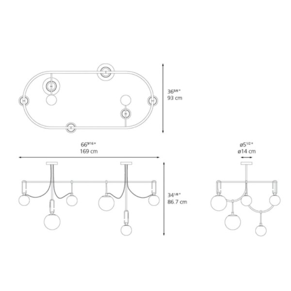 nh S5 ELLIPTIC κρεμαστό φωτιστικό