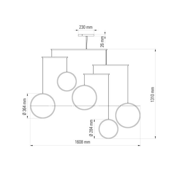 3984-e803a836f9cc4a9da550e2083d90a416 FOCUS x5 κρεμαστό φωτιστικό